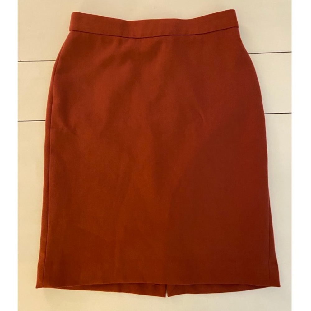 SOLD Ann Taylor Burnt Orange Pencil Skirt NWT